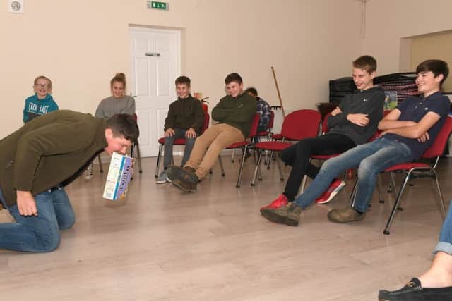 New members night for Heckington Young Farmers as club low on numbers at Heckington playing field pavilion. Jack Holmes 15 EMN-171030-142011001