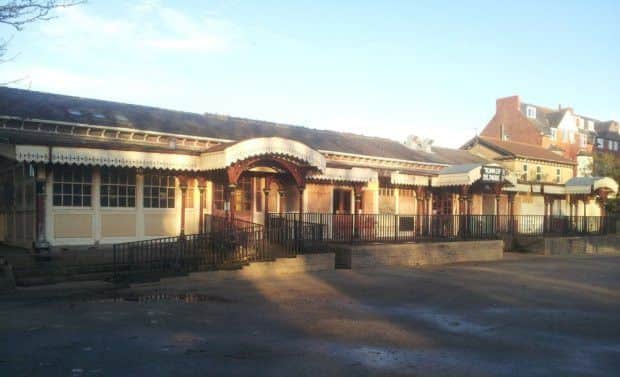 The Tower Pavilion in Skegness. ANL-171030-163049001