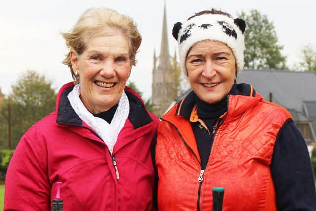 Louth Golf Club's new lady captain Pam Hayden (right) and her vice-captain Janet Ablott EMN-171030-165807002