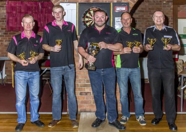 Division One winners were Crown A also took away the Division One Knockout trophy, won the Threes and were runners-up in the Pairs. Photo by Oscarpix Imaging.