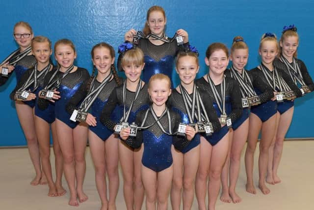 Sleaford Gymnastics Club gymnasts won over 20 medals at Witham Hill Invitational competition in Lincoln EMN-170911-095433002
