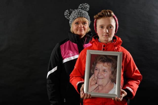 Caroline Swindin and her son Adam are supporting St Barnabas Hospice's 'Light Up A Life' campaign EMN-171120-114618001