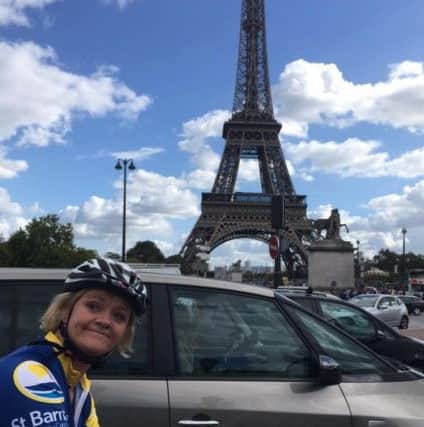 Caroline Swindin on her London to Paris bike ride EMN-171120-114556001