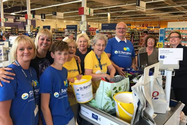 One of the 35 challenges was a bag pack at Market Rasen's Tesco store EMN-171120-120424001