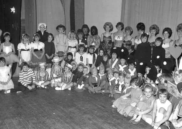 Some of the cast of Winter Wonderland, staged at Blackfriars Theatre, in Boston, by the Grestan School of Dancing this week in 1967. Seventy young dancers took part, with costumes made be the parents and proceeds going to charity.