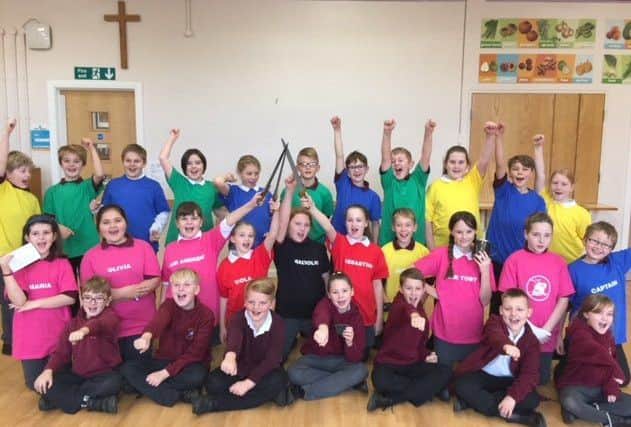 Pupils from Partney Church of England School performed Twelfth Night at the Embassy Theatre in Skegness. ANL-171116-160113001