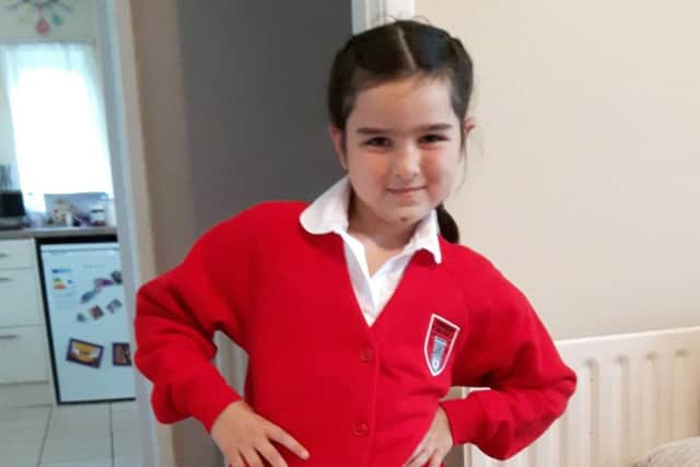 Alopecia sufferer Amira Bell, 8, of Coningsby. EMN-171120-151321001