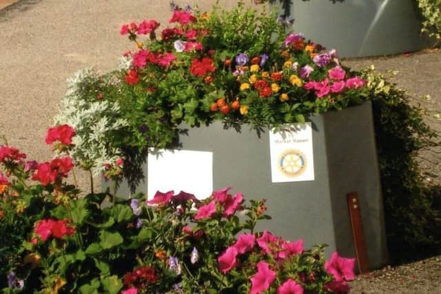 Flowers provide a pleasing welcome at Market Rasen station EMN-171127-181550001