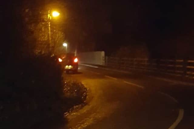 Fears there will be an accident caused by inconsiderate parking on the Ruskington station bridge. EMN-171123-163513001